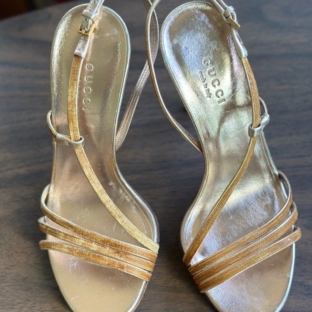 Gucci high heel sandals